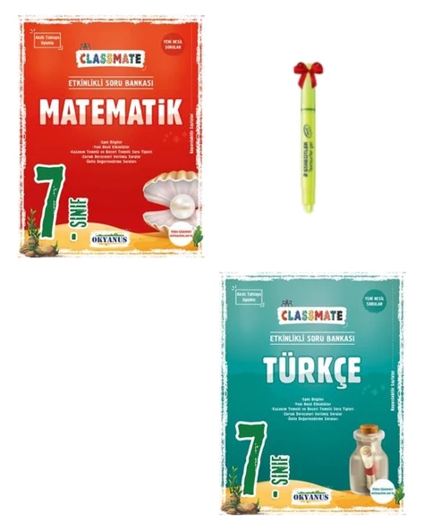 7.Sınıf Classmate Matematik Türkçe Soru Bankası