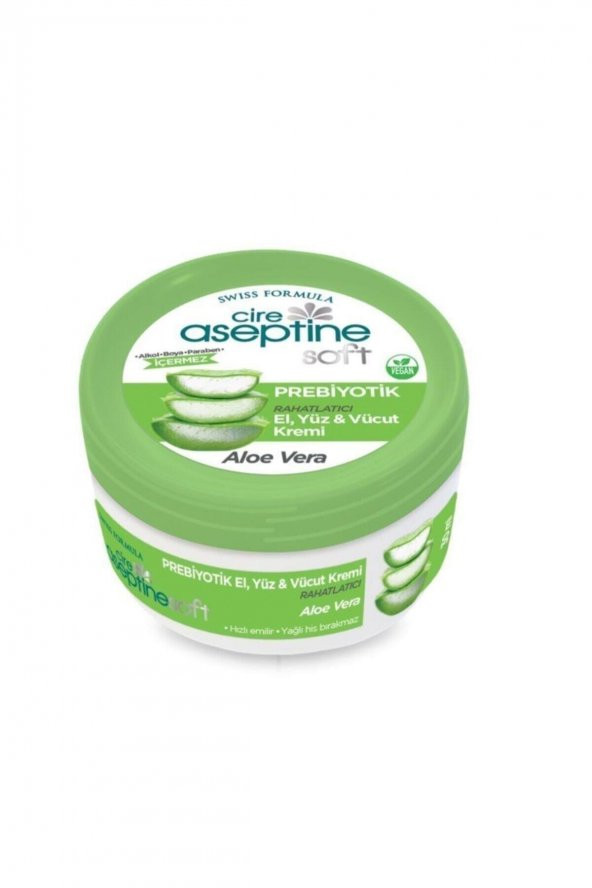 Cire Aseptine Soft Aloe Vera Prebiyotik Nemlendirici Bakım Kremi 30 ml