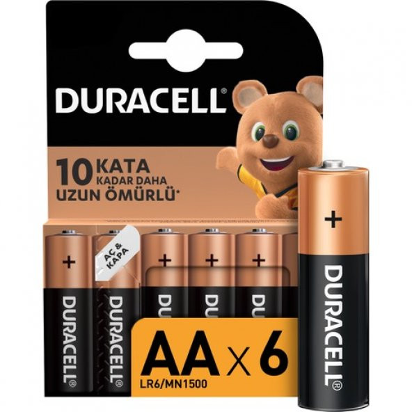 DURACELL BASİC KALEM PİL 6 LI AA*10