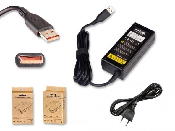 Lenovo IdeaPad Yoga 900-13ISK, 900-13ISK2 Adaptör, Şarj Cihazı 65W - Resim 2