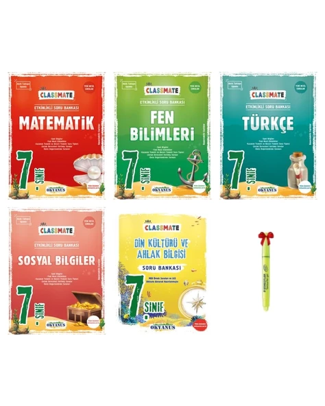 7.Sınıf Classmate Matematik Fen Türkçe Sosyal Din Soru Bankası