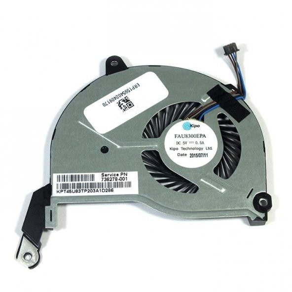 Hp Pavilion 15-N261st,15-n265st,15-N268SA Notebook Cpu Fan 4Pin - 2