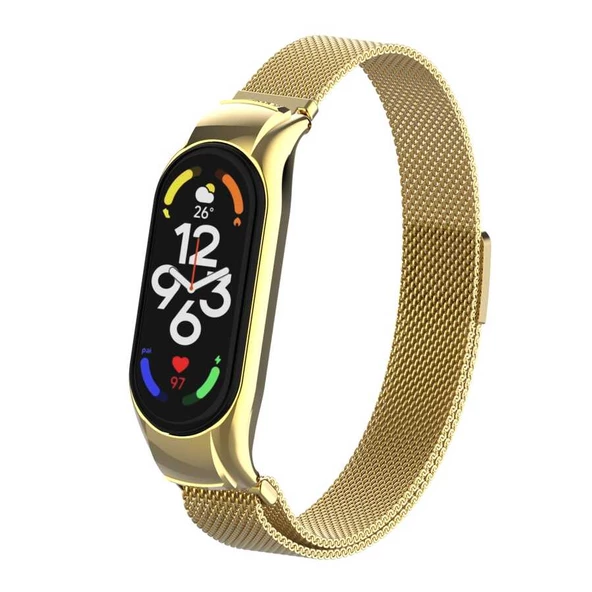 Vendas Xiaomi Mi Band 7 Uyumlu Kademe Ayarlı Metal Kordon - 3