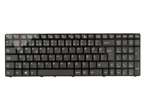 Casper Nirvana MT50-EK, MT50-F-A Uyumlu Laptop Klavye Siyah TR - 3