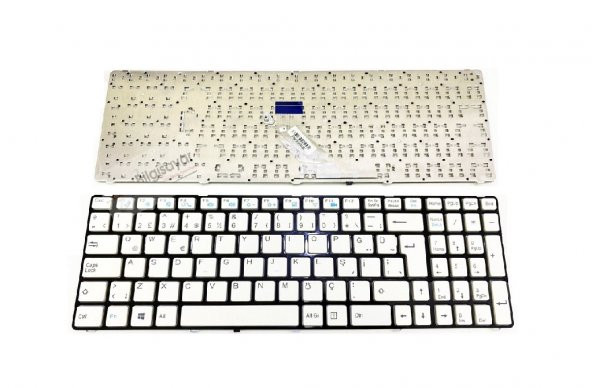 Casper MT50 MT51 MT55 CKY-CHY-CKU-CHU Notebook Klavye Beyaz TR ürün görseli