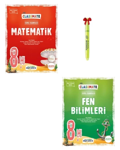 LGS 8.Sınıf Classmate Matematik Fen Bilimleri Soru Bankası