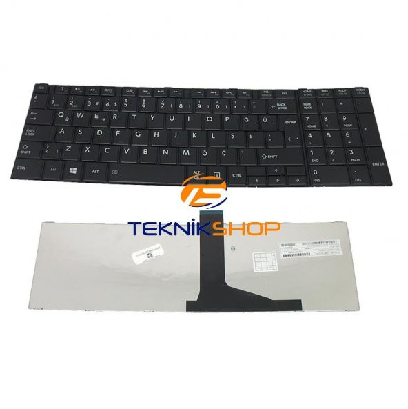 Toshiba Satellite C850,C855,L850 Notebook Klavyesi (Siyah TR) V2 - 2