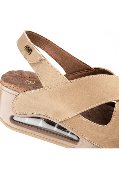 MUYA Orthopedix Assos Anatomik Air Max Tabanlı Cırtlı Kadın Sandalet 31213 - 4
