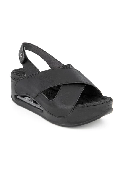 MUYA Orthopedix Assos Anatomik Air Max Tabanlı Cırtlı Kadın Sandalet 31213 - 11