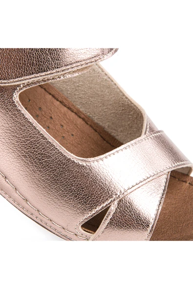 MUYA Orthopedix Capella Anatomik Topuk Dikeni Jel Destekli Kadın Sandalet 31123 - Resim 4