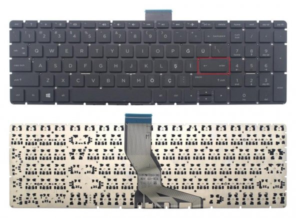 Hp 15-cc110nt 2QH24EA 15-cc111nt 2QH25EA Notebook Klavye SiyahTR ürün görseli