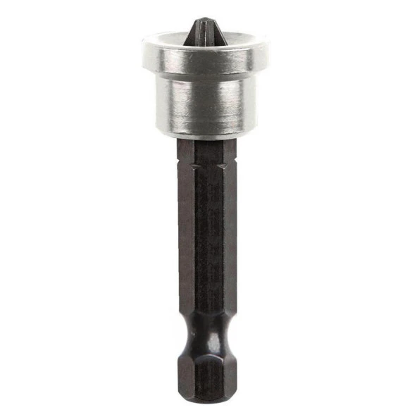 Şapkalı Alçıpan Vidalama Bits Ucu 50 mm Yıldız PH2 S2 Çeliği Uç