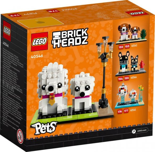LEGO BrickHeadz 40546 Poodles - Resim 2