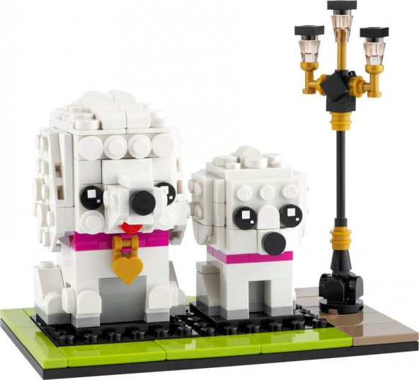 LEGO BrickHeadz 40546 Poodles - Resim 3