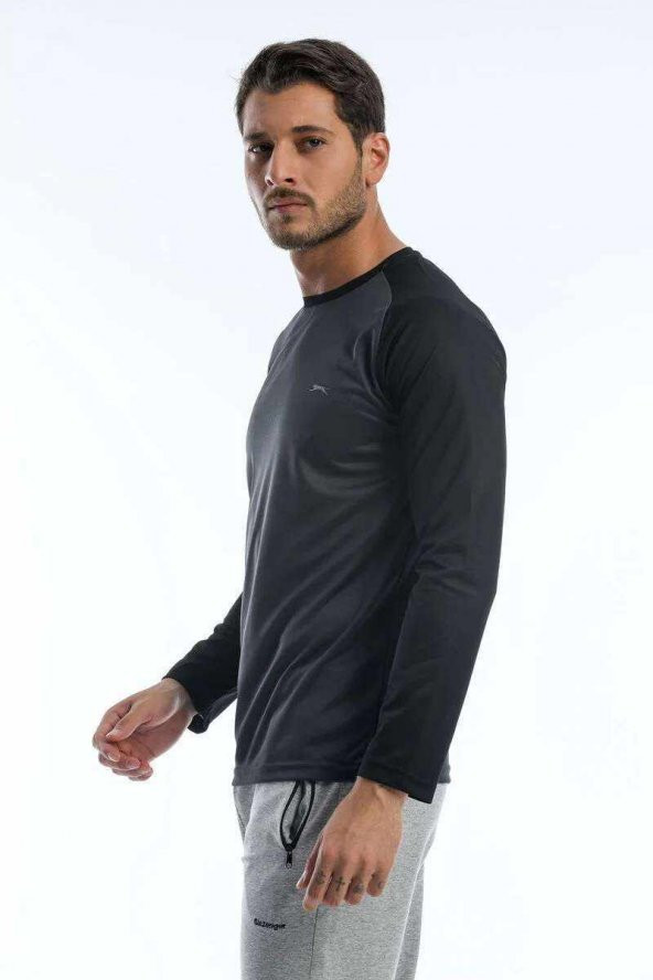Slazenger Radu Erkek T-Shirt K.Gri - 4