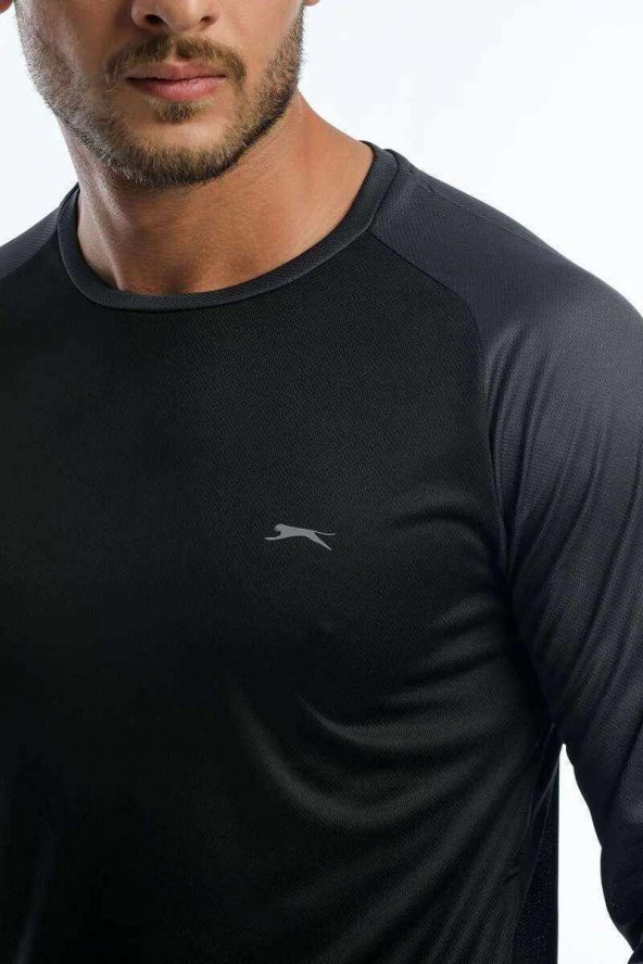 Slazenger Radu Erkek T-Shirt Siyah - 5