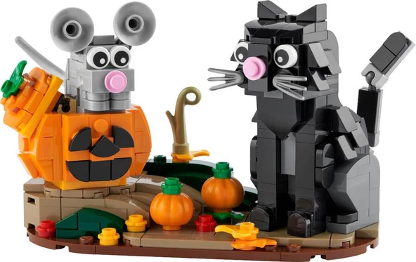 Lego Brickheadz 40570 Halloween Cat And Mouse - 3