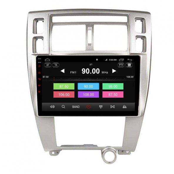 Hyundai Tucson Android Multimedya Sistemi (2005-2010) 2 GB Ram 16 GB Hafıza 8 Çekirdek İphone CarPlay Android Auto 11 Navigatör - 1