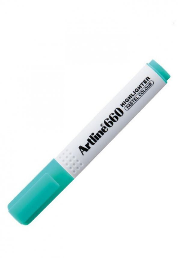 Artline Fosforlu Kalem Kesik Uç 1,0-4,0 MM Pastel Yeşil (12 adet) 660