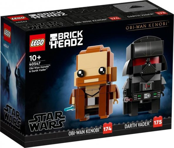 LEGO BrickHeadz 40547 Obi-Wan Kenobi and Darth Vader