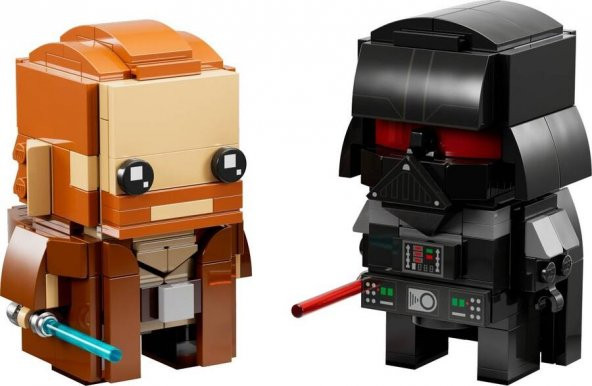 LEGO BrickHeadz 40547 Obi-Wan Kenobi and Darth Vader - Resim 3