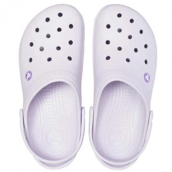 Crocs Lila Unisex Crocband Kenarı Mor Çizgili Terlik. 11016 - 3