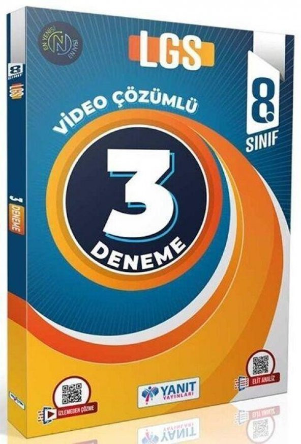 8. Sınıf LGS 3 Deneme Video Çözümlü Yanıt Yayınları