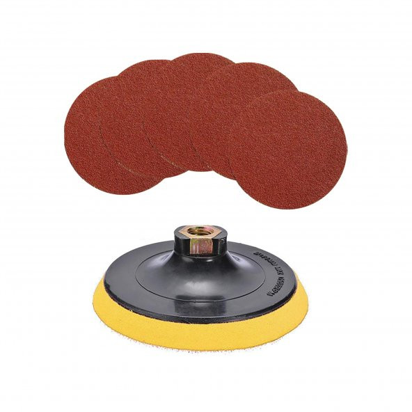 Spiral Taşlama Cırt Zımpara İnox Metal Kesici Flap Disk 16 PARÇA - 5