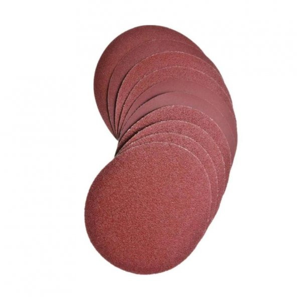 Cırt Zımpara 125 mm Spiral Avuç Taşlama (Karma Paket) 30 Adet