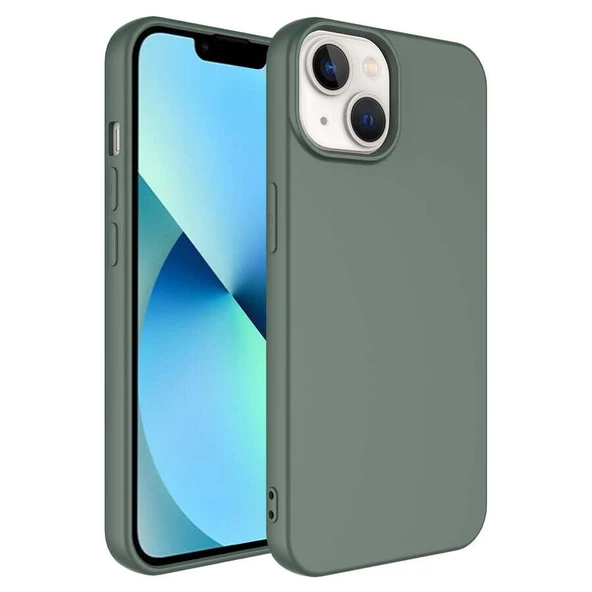 Vendas iPhone 14 (iPhone 14 Uyumlu) W-Lansman Serisi İçi Kadife İpek Dokulu Lansman Kılıf + Seramik Nano Ekran Koruyucu - 3