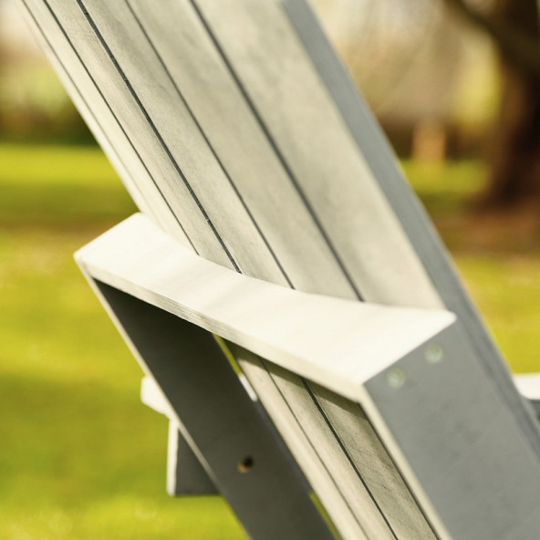 MANDU Adirondack (Ahşap Bahçe Sandalyesi) Gri - 5