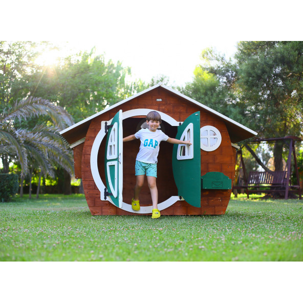 MANDU Ahşap Çocuk Oyun Evi (Playhouse) Hobbit - 5