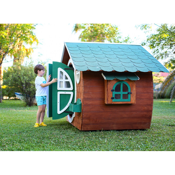 MANDU Ahşap Çocuk Oyun Evi (Playhouse) Hobbit - 6