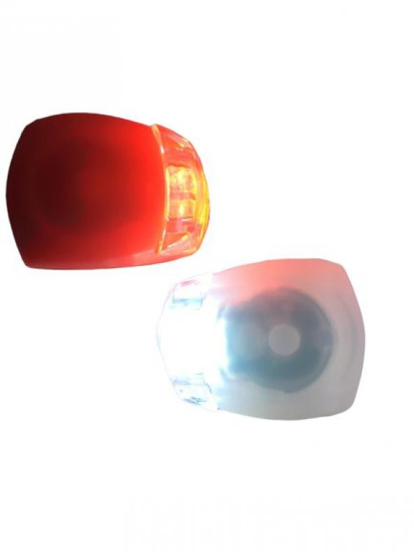 BİSİKLET ÖN-ARKA SİLİKON FAR STOP LAMBA BİGEM BM-605 - 2