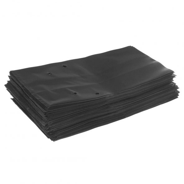 15x30 FİDAN TORBASI 50 ADET KÖRÜKLÜ FİDE PEYZAJ TORBA FİDAN ÜRETİM POŞETİ DELİKLİ - 2