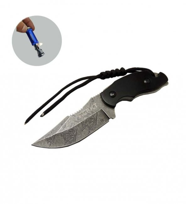 Supertrend CRKT Serisi 2805 BK 18 CM Civet Bıçak Lüx Set