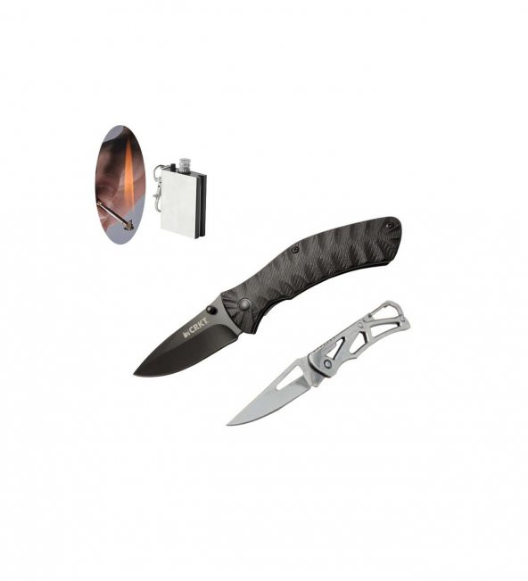 Supertrend CRKT Serisi 2078GRİ 17.5 CM Incendor Bıçak Seti 686