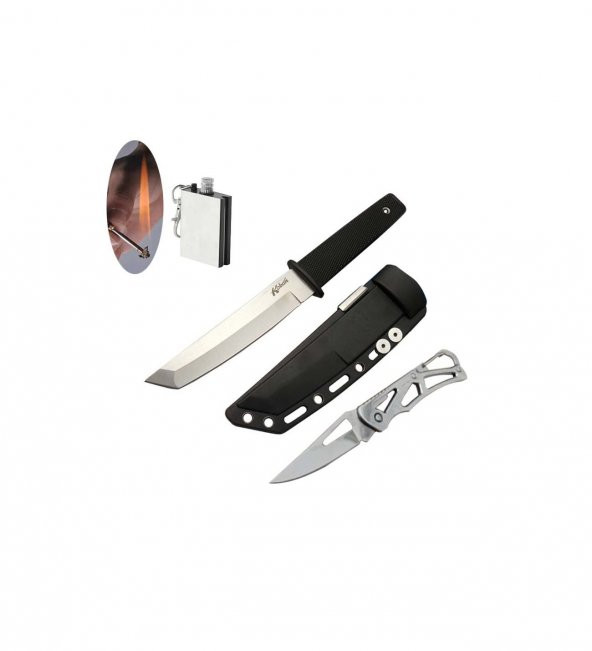 Supertrend ColdSteel Serisi AUS 8A 25 CM Kobun Tanto Bıçak Seti