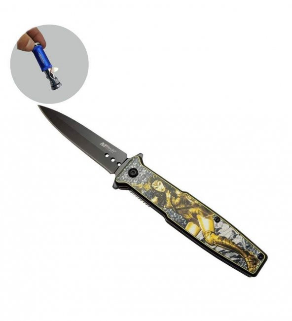 Supertrend M-tech Serisi 4-9-3 21 CM Warrior Woman Desenli Bıçak