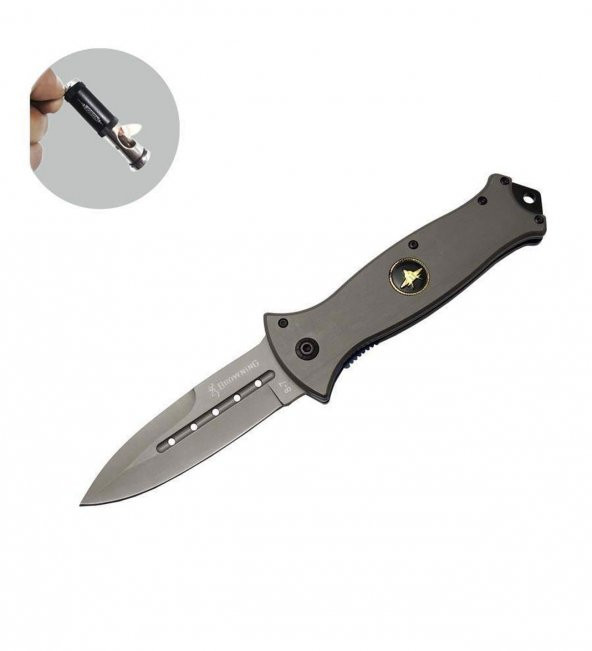 Supertrend Browning Serisi 8-7 22 CM Kırmızı Titanyum Air Bıçak