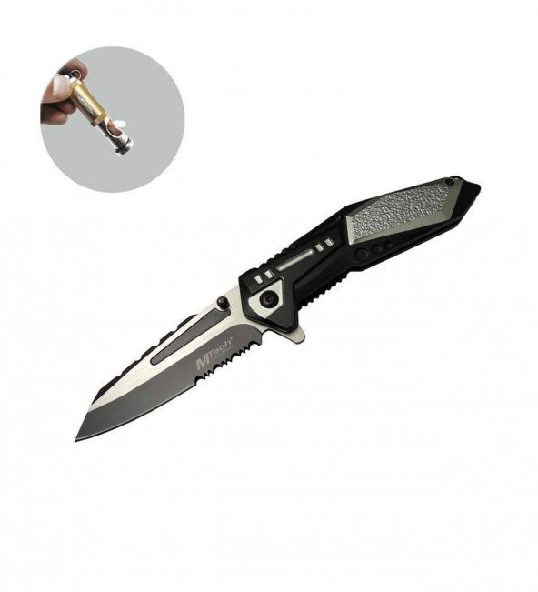 Supertrend M-tech Serisi 4-17-2 21 CM Gri Bıçak Lüx Set