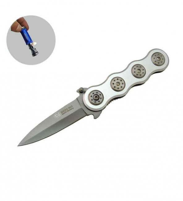 Supertrend Heng Rui Serisi 033A-21 CM Gri Bıçak Lüx Set