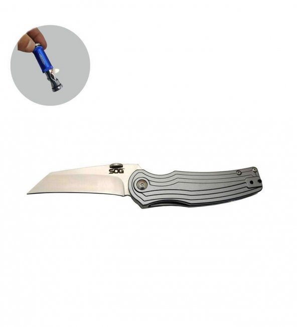 Supertrend SOG Serisi 0689 GRİ 18 CM Pinkerton Bıçak Lüx Set