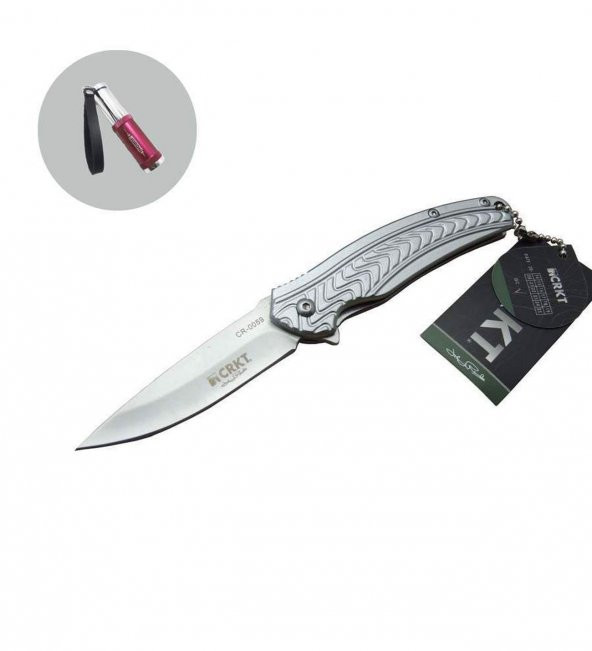 Supertrend CRKT Serisi CR-0059GRI-16.5 CM 59 Gri Bıçak Lüx Set