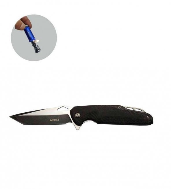 Supertrend CRKT Serisi 706C BK 21 CM Predator Bıçak Lüx Set