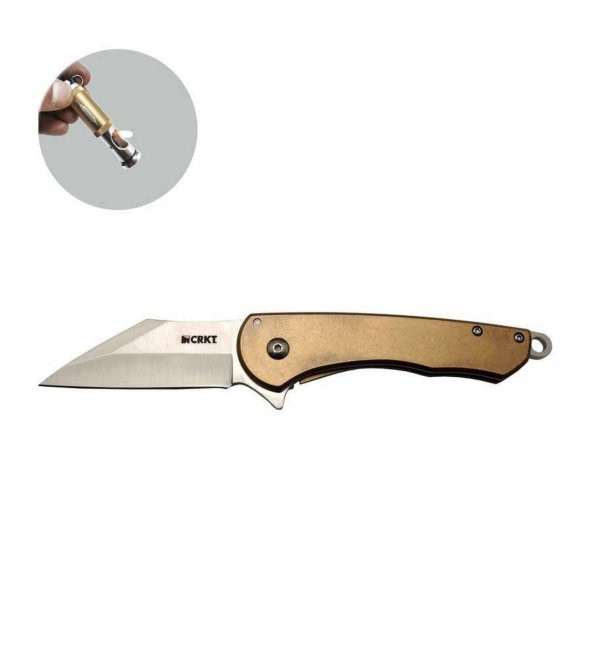 Supertrend CRKT Serisi 6820 BRW 18.5 CM Jettison Bıçak Lüx Set