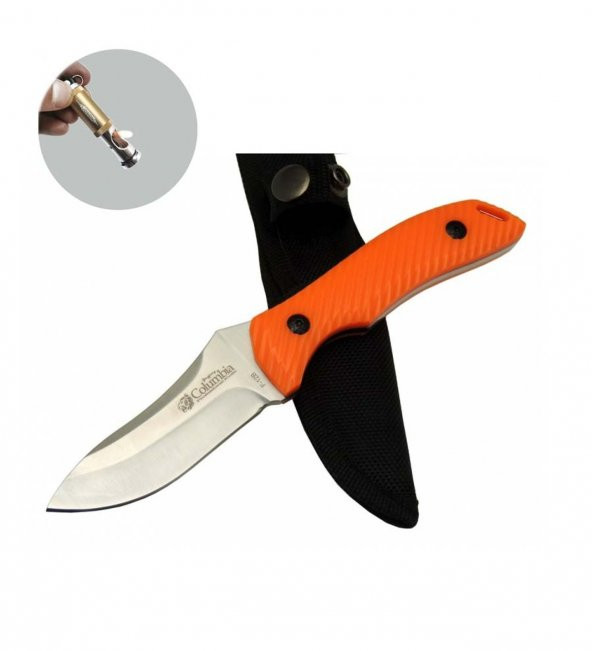 Supertrend Columbia Serisi F-12B-20 CM Turuncu Bıçak Lüx Set