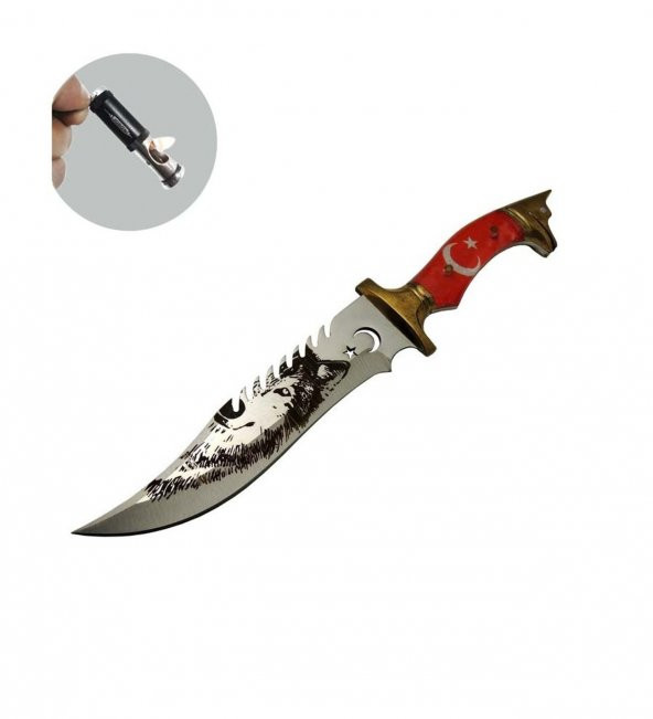 Supertrend K.M.B-33 CM Kurt Desenli Mika Bıçak Lüx Set