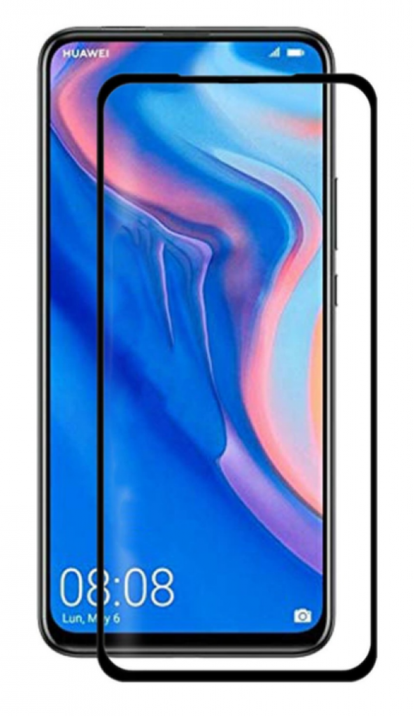 Huawei Y9 Prime 2019 Ekran Koruyucu Temperli 5D Tam Ekran Cam