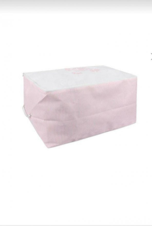 VİOLET BÜYÜK BOY MAVİ ÇİZGİLİ BASKILI YORGAN HURCU 64CM41CM35CM - 2